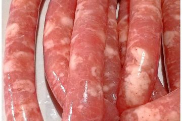 Salsiccia a punta di coltello - la cucina pugliese-