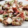 Insalata di polpo semplice e saporita.