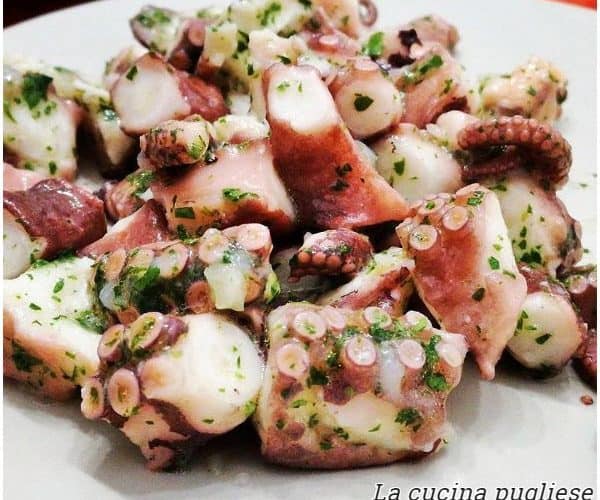 Insalata di polpo - la cucina pugliese