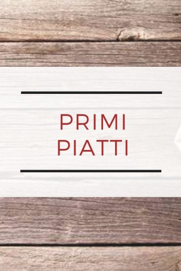 PRIMI PIATTI - la cucina pugliese