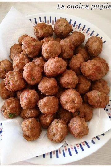Polpette fritte (purpette fritte) - la cucina pugliese