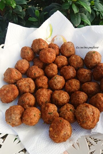 Polpette fritte (purpette fritte) - lacucinapugliese di Rita Caputo