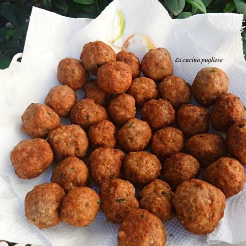 Polpette fritte (purpette fritte)