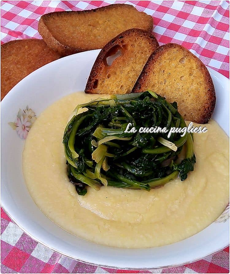 Purea di fave e cicoria (fàe bianche nètte)