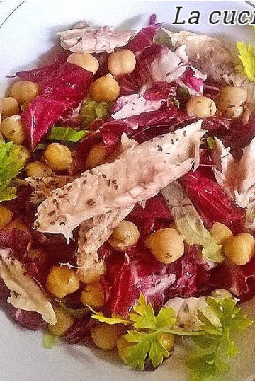 Insalata di sgombro e ceci - la cucina pugliese