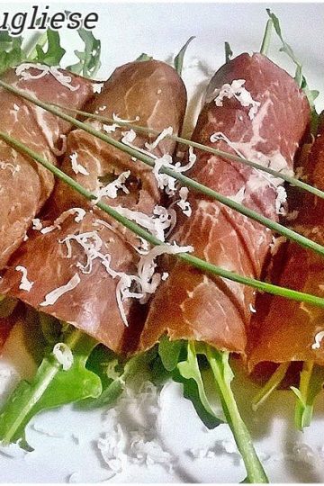 Involtini di bresaola e rucola - la cucina pugliese