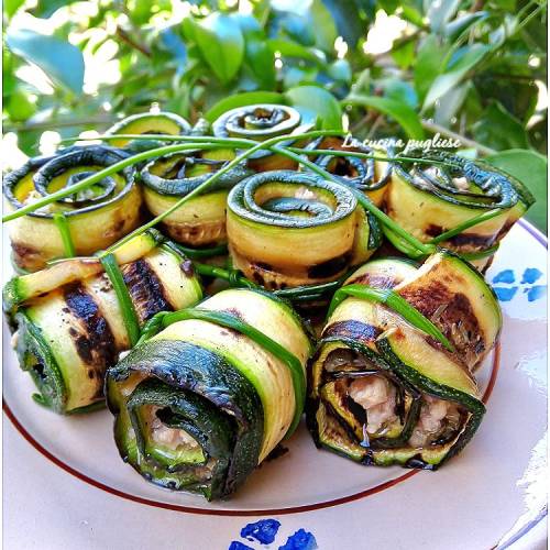 Involtini di zucchine e tonno