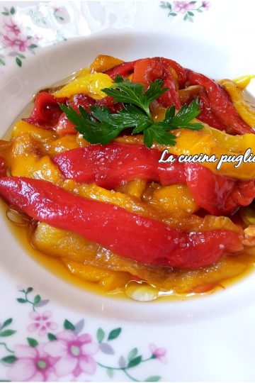 Peperoni arrostiti al forno - lacucinapugliese-