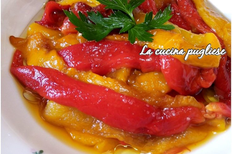 Peperoni arrostiti al forno - lacucinapugliese-