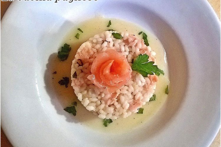 Risotto al salmone affumicato - la cucina pugliese