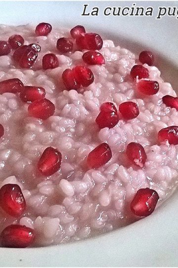 Risotto alla melograna - la cucina pugliese