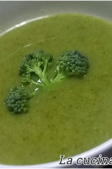 Vellutata di broccoli - la cucina pugliese