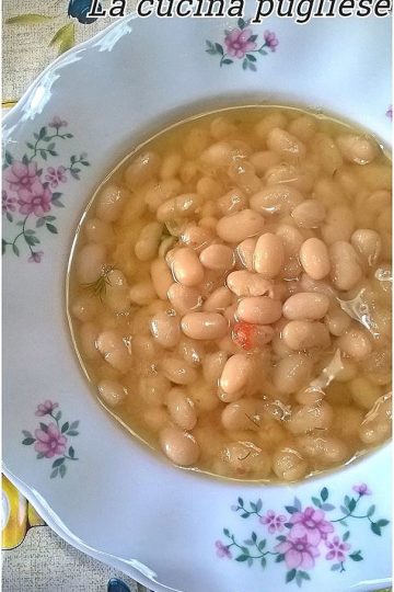 Zuppa di fagioli cannellini - la cucina pugliese