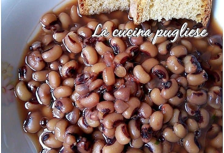 Zuppa di fagioli con l'occhio - cucinapugliese--