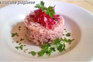 Risotto al radicchio rosso - la cucina pugliese