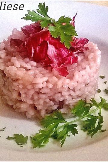 Risotto al radicchio rosso - la cucina pugliese