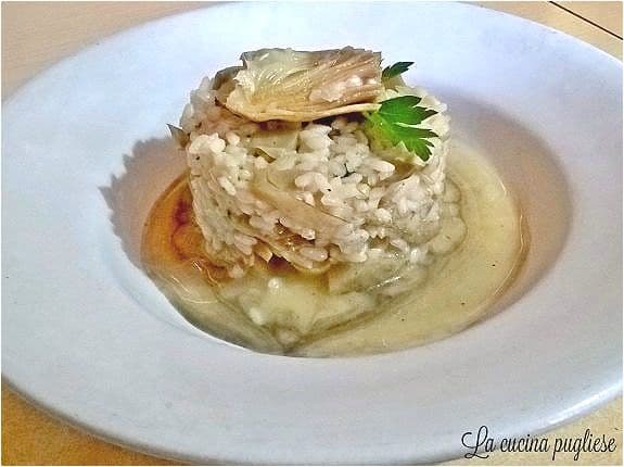 Risotto ai carciofi - la cucina pugliese