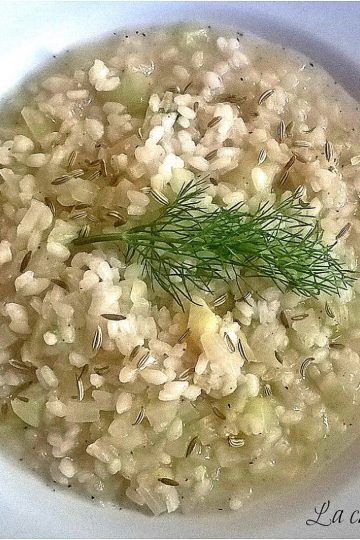 Risotto al finocchio - la cucina pugliese