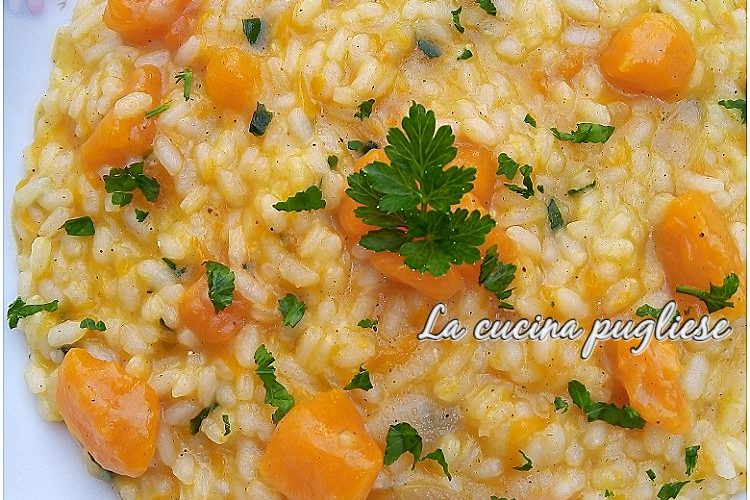 Risotto alla zucca - lacucinapugliese--