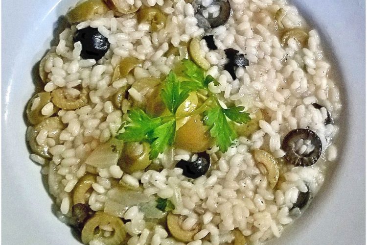 Risotto con le olive - la cucina pugliese