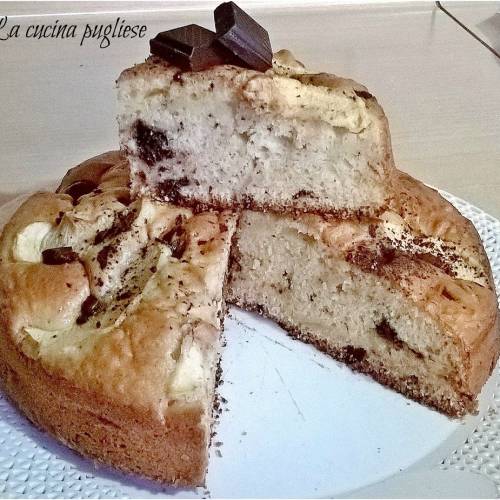 Torta di mele e cioccolato