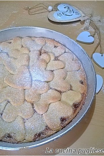 Crostata di cuori - la cucina pugliese