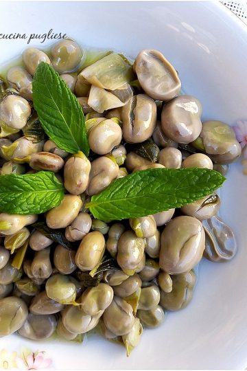 Fave stufate alla menta - semplici e veloci da preparare