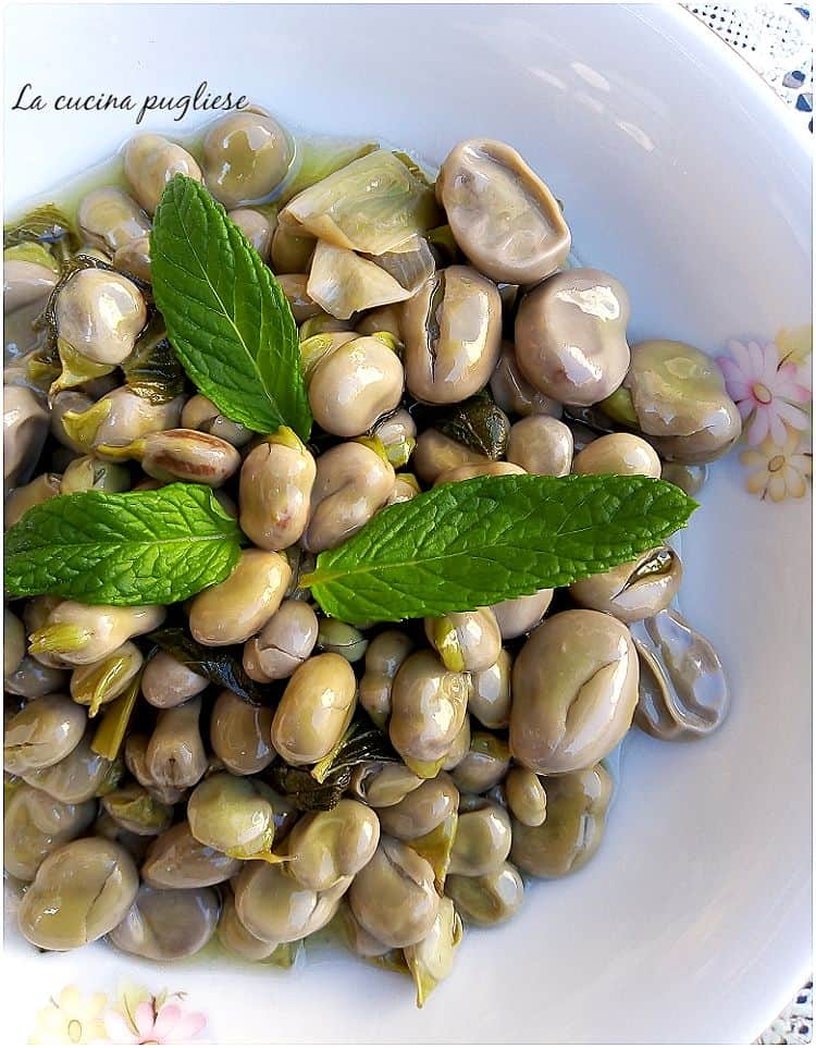 Fave stufate alla menta - semplici e veloci da preparare