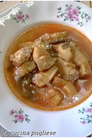 Zuppa di carciofi - la cucina pugliese