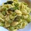 Orecchiette con crema di asparagi - la cucina pugliese