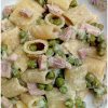 Pasta prosciutto e piselli - la cucina pugliese