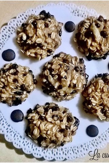 Biscotti banana, avena e cioccolato - la cucina pugliese--