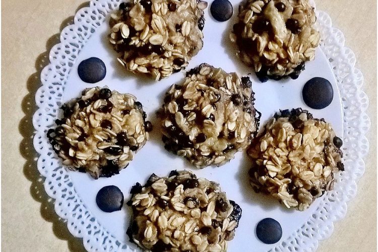 Biscotti banana, avena e cioccolato - la cucina pugliese--