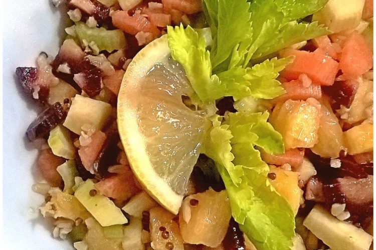 Insalata di Bulgur e Quinoa con ortaggi croccanti - la cucina pugliese