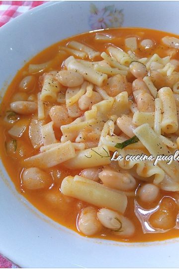 Pasta e fagioli semplice e facili da preparare