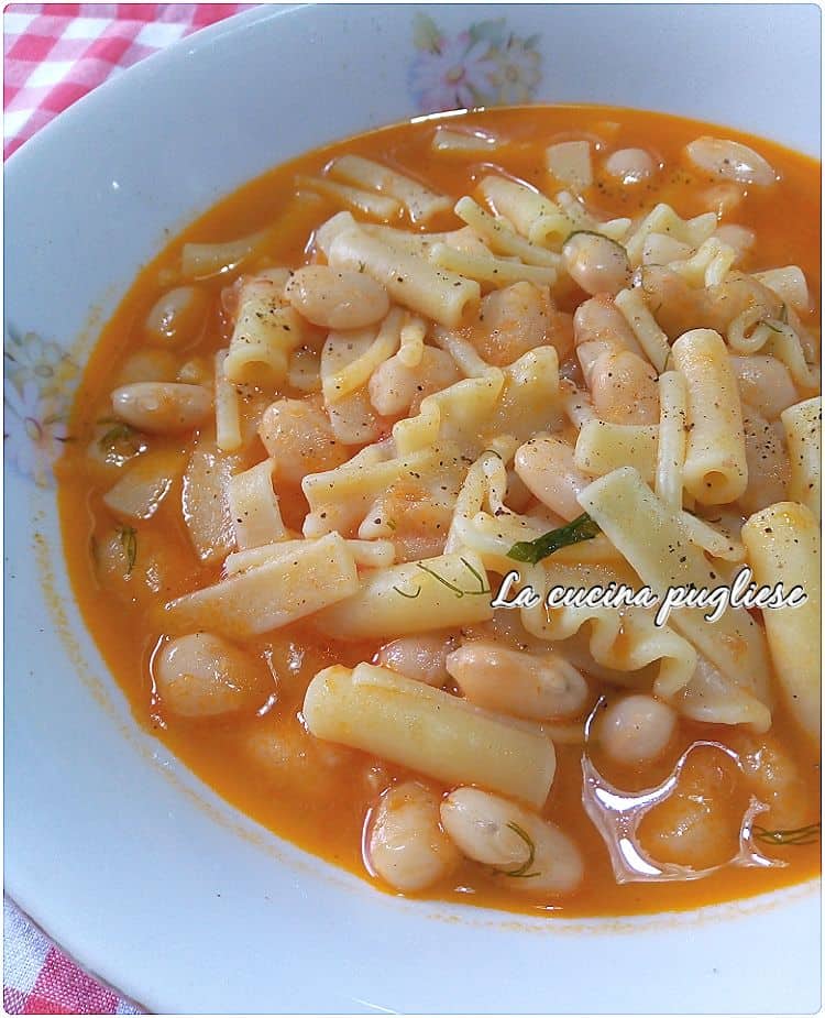 Pasta e fagioli semplice e facili da preparare