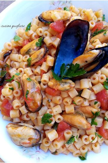 Paternostri con le cozze fresche