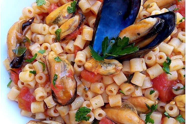 Paternostri con le cozze fresche