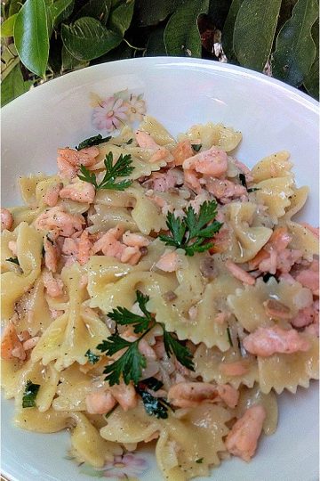 Farfalle al salmone - la cucina pugliese