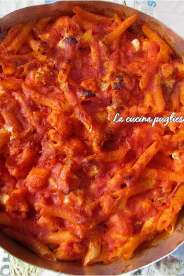 Pasta al forno con cavolfiore - cucinapugliese