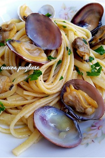 Linguine alle vongole - lacucinapugliese--