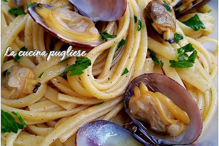 Linguine alle vongole - lacucinapugliese--