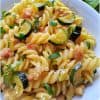 Pasta con zucchine pancetta e zafferano - cucinapugliese