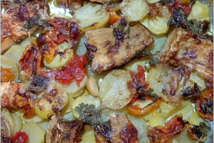 Baccalà al forno con patate alla salentina - cucinapugliese di Rita Caputo