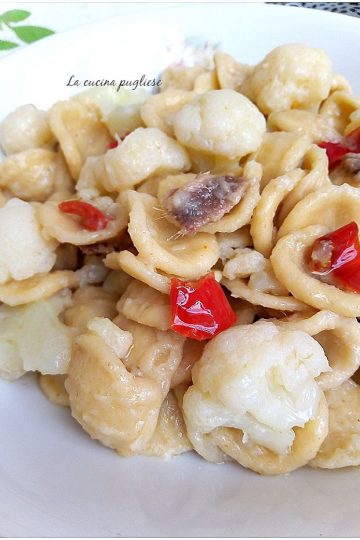 Orecchiette con cavolfiore - lacucinapugliese-