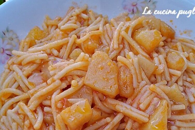 Pasta e patate (della mamma) - lacucinapugliese di Rita Caputo