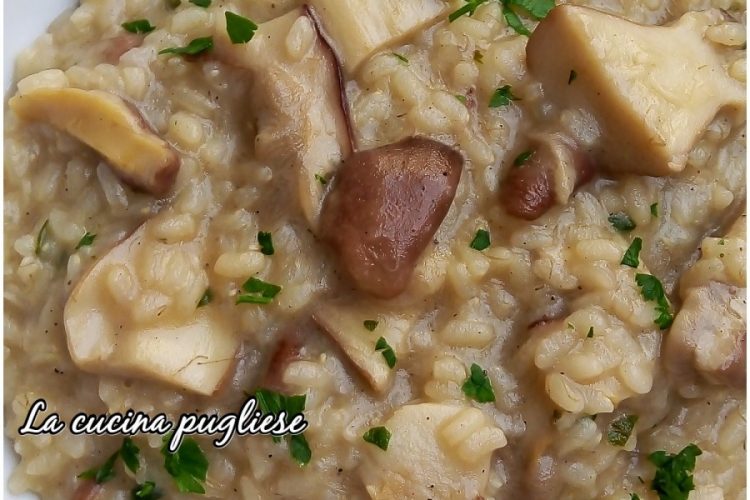 Risotto ai funghi porcini - lacucinapugliese--