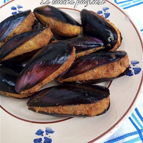 Cozze fritte ripiene