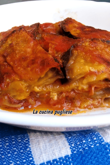 Parmigiana di melanzane alla salentina -lacucina pugliese--