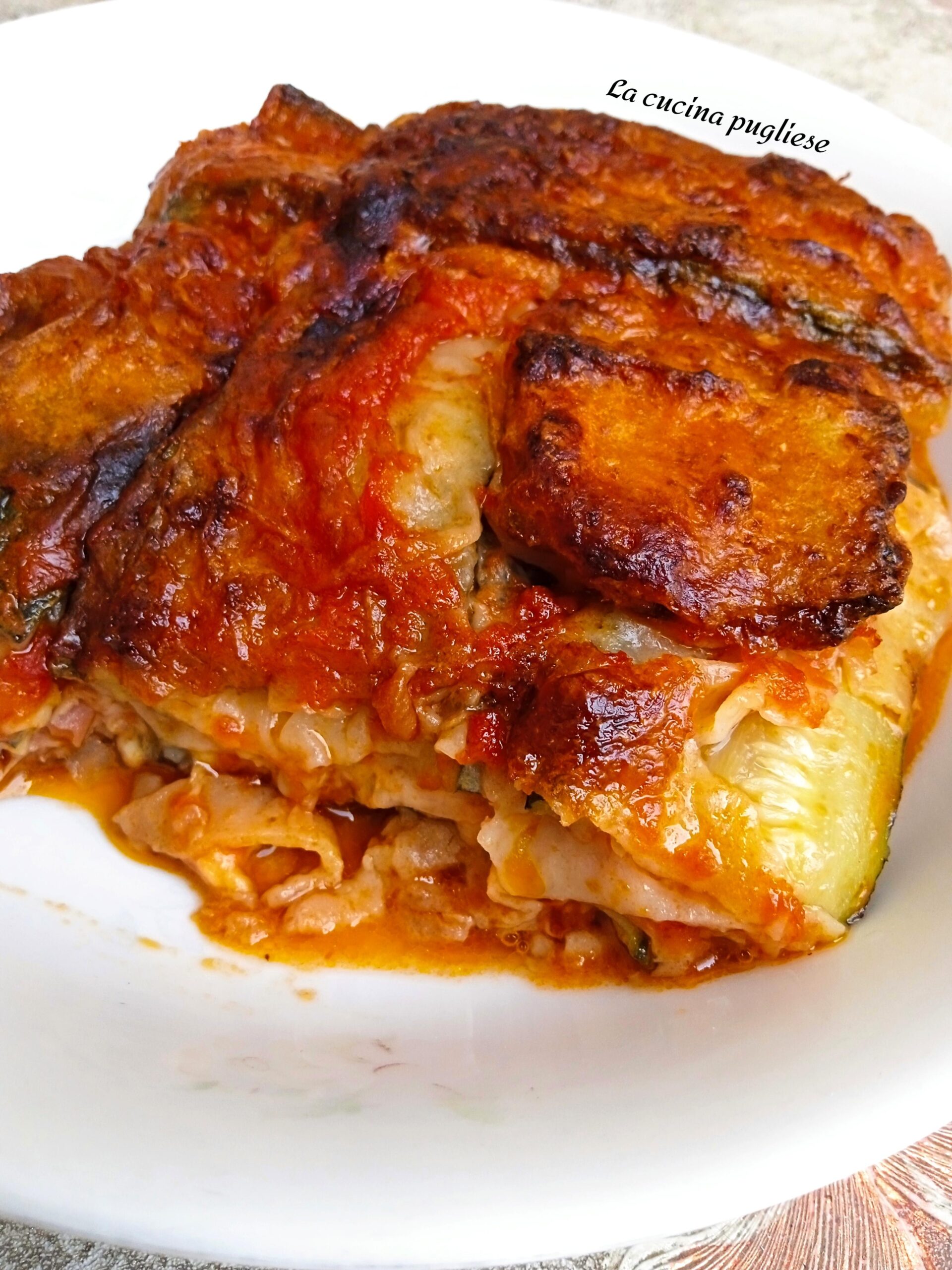 Parmigiana di zucchine - la cucina pugliese di Rita Caputo